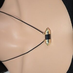 Larissa Loden Gold Tone Bullet Necklace